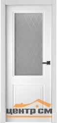 Дверь REGIDOORS Богемия со стеклом 60, эмаль белая RAL 9003