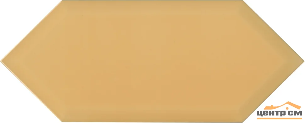Плитка KERAMA MARAZZI Алмаш грань желтый глянцевый стена 14х34 арт. 35019