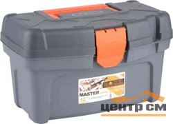 Ящик для инструментов BLOCKER Master Economy 12" серо-свинцовый/оранжевый