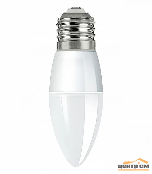 Лампа светодиодная 7W Е27 6500К (дневной) свеча (С35) "Семерочка" Фарлайт