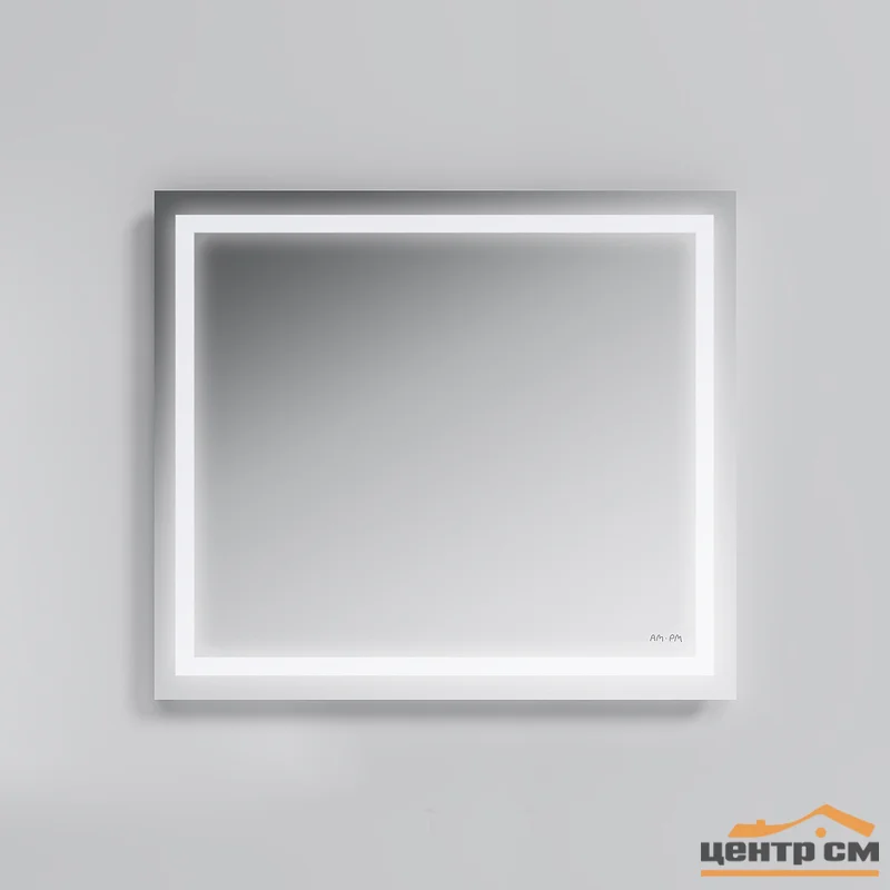 Зеркало AM.PM Gem универсальное настенное с контурной LED-подсветкой, 80 см