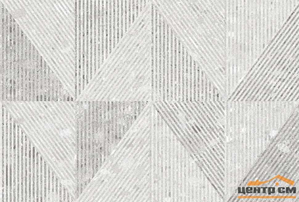 Плитка GLOBAL TILE Remix светло серый декор 40х27 арт.9RE0164M