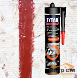 Герметик каучуковый кровельный красный TYTAN Professional 310мл