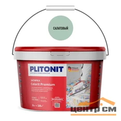 Затирка цементная PLITONIT Colorit Premium эластичная цвет салатовый 2 кг