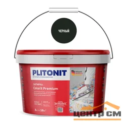 Затирка цементная PLITONIT Colorit Premium эластичная цвет чёрный 2 кг