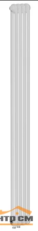 Радиатор отопления стальной трубчатый RIFAR TUBOG, нижнее односторон. подключение с термостатическим клапаном, арт: TUB 2180-04-DV1-AN (цвет Антрацит)