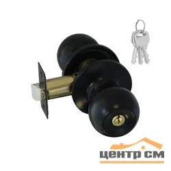 Ручка-защелка ISPARUS ЗШ-01 черный (ключ/фиксатор)