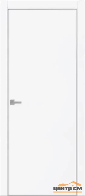 Дверь Uberture TAMBURAT Модель 4101 глухое, манхеттен кромка AL мат.хром 80