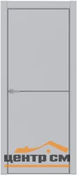 Дверь Uberture TAMBURAT Модель 4102 глухое, манхеттен кромка AL черная 80