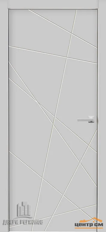 Дверь REGIDOORS Стокгольм глухая 90, эмаль белая (RAL 9003)