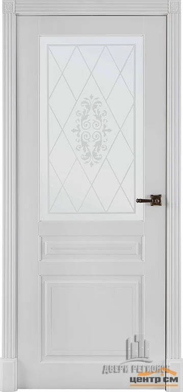 Дверь REGIDOORS Турин со стеклом 60, эмаль белая (RAL 9003)