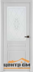Дверь REGIDOORS Турин со стеклом 60, эмаль белая (RAL 9003)