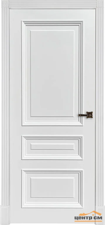 Дверь REGIDOORS Кардинал 1/2 глухая 80, эмаль белая (RAL 9003)