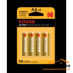 Элемент питания Kodak LR6-4BL ULTRA PREMIUM Alkaline [ KAA-4 UD] (уп. 4шт)