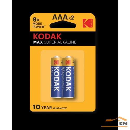 Элемент питания Kodak LR03-2BL MAX SUPER Alkaline [K3A-2] (уп. 2шт)