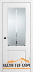 Дверь PROFILO PORTE PSU-37 стекло сатинат гравировка, белая 70
