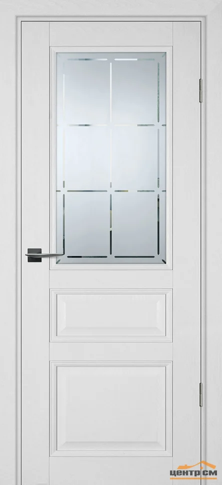 Дверь PROFILO PORTE PSU-39 стекло сатинат гравировка, зефир 70
