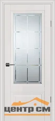 Дверь PROFILO PORTE PSC-37 стекло сатинат с гравировкой, зефир 60