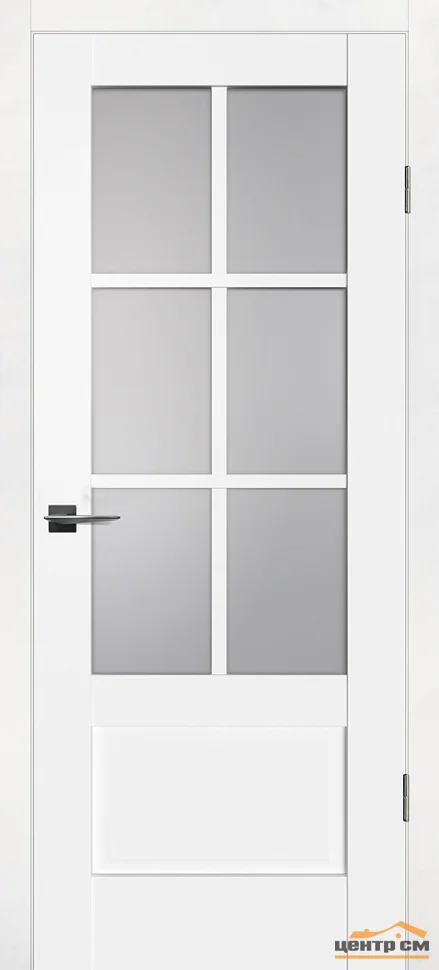 Дверь PROFILO PORTE PSC-43 стекло сатинат матовый, белая 70