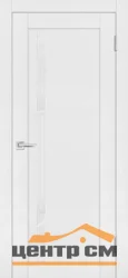 Дверь PROFILO PORTE PST-8 стекло LACOBEL белоснежный, белый ясень 60