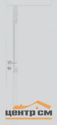 Дверь PROFILO PORTE PX-8 стекло LACOBEL лунный, агат (AL кромка хром с 4-х сторон) 70