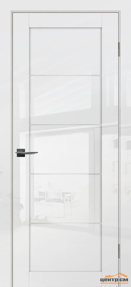 Дверь PROFILO PORTE G-15 стекло сатинат, белый глянец 80
