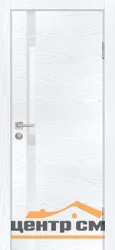 Дверь PROFILO PORTE P-8 стекло белоснежный LACOBEL, белый (кромка ABS с 2-х сторон без врезки под замок и петли) 60