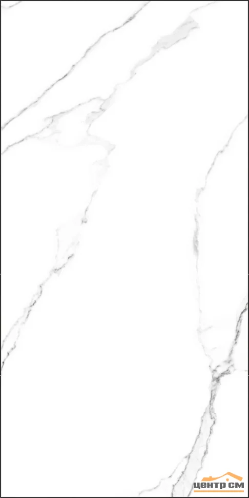 Керамогранит GLOBAL TILE Marmo белый матовый 60*120 арт.GT120600203MR