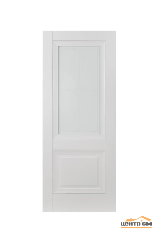 Дверь ТЕРРИ №152 стекло, серый эмалит 60, еврошпон