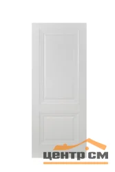 Дверь ТЕРРИ №162 частичное стекло,белый эмалит 60, еврошпон