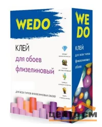 Клей обойный WEDO для флизелиновых обоев 180гр (до 30кв.м.)