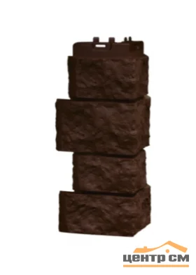 Угол наружный Grandline шоколадный (Дикий камень) 0,12*0,38 м
