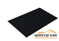 Плоский лист Velur 20 матовый RAL 9005 (чёрный), 0.5мм, 1.25*2м (в пленке)