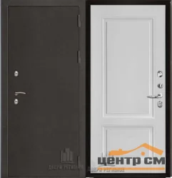 Дверь мет. REGIDOORS Термо3 968x2052 "Пр" антик темное серебро/Лана белый снег софт