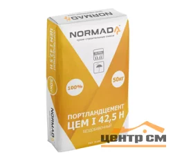 Цемент тарированный ПЦ М500 Д0 Normada Premium 50 кг / ЦЕМ I 42,5 Н