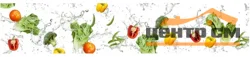 Панель-фартук АВС пластик фотопечать Сочные овощи 3000*600*1,3мм ПАНЕЛЬПЛАСТ ЛАЙТ