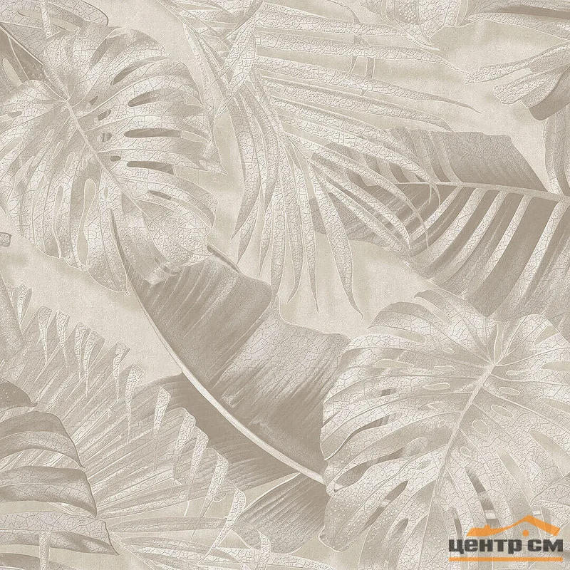 Обои DUKA арт.22860-1 виниловые горячего тиснение на флизелиновой основе 1,06*10,05м Natura Wallpaper Монстера декор