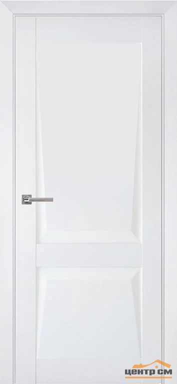 Дверь Uberture Perfecto, глухая, модель 101, Бархат Вайт, 60 экошпон