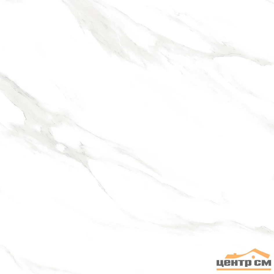 Керамогранит Laparet Marmara white белый лаппатированный 80x80