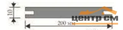Добор VERDA телескопический эмалит софт графит 10х200х2070