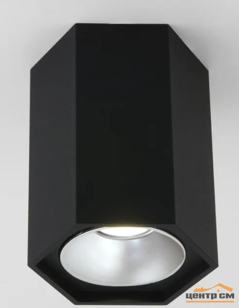 Светильник Elektrostandard Down Light накладной - 25036/LED черный матовый/серебро