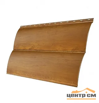 М/сайдинг Блок-Хаус NEW (GL) Print Premium Golden Wood Fresh TwinColor толщина 0,45мм, размер 0,361*1.46 м.п. (в пленке)