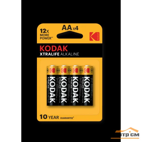 Элемент питания Kodak LR6-4BL XTRALIFE Alkaline [KAA-4] (уп. 4шт)