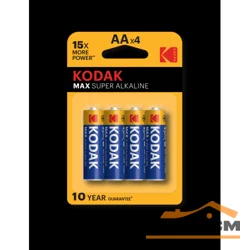 Элемент питания Kodak LR6-4BL MAX SUPER Alkaline [KAA-4] (уп. 4шт)