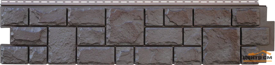 Панель фасадная Я-фасад Grandline Екатерининский камень, уголь 1,407*0,327 м (S=0.46м2)