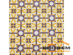 Коврик из вспененного ПВХ "ПРЕОБРАЖЕНИЕ" 1,30х15м 7094-210PT-yellow-violet