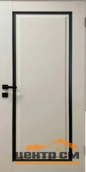 Дверь ДВЕРИ МАКС Глория 1 серый стекло матовое 60х200, эмалит
