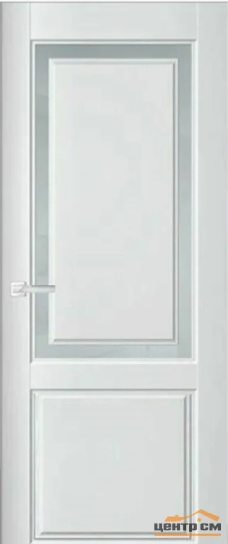 Дверь ДВЕРИ МАКС Глория 2Б белый стекло матовое 60х200, эмалит