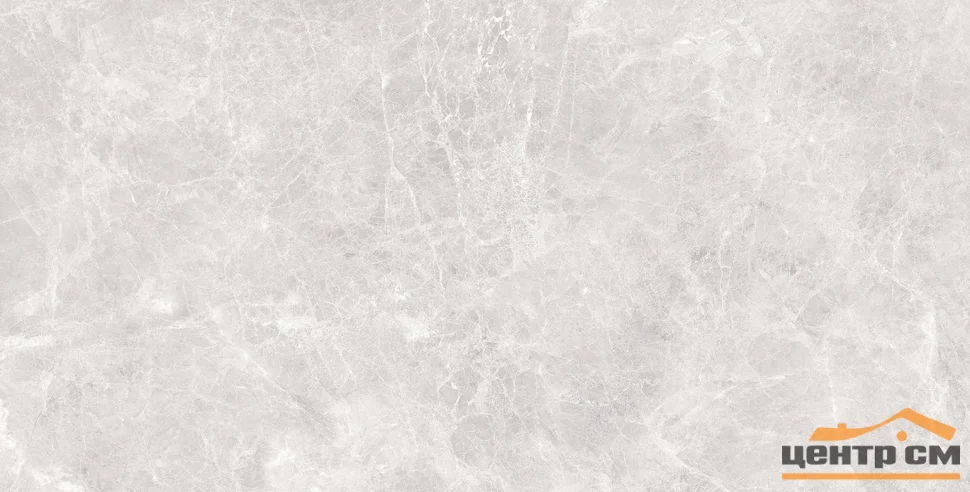 Керамогранит LAPARET Runa bianco светло-серый 60x120 матовый структурный