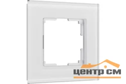 Рамка 1-местная Werkel Senso, белый, стекло soft-touch, W0013101